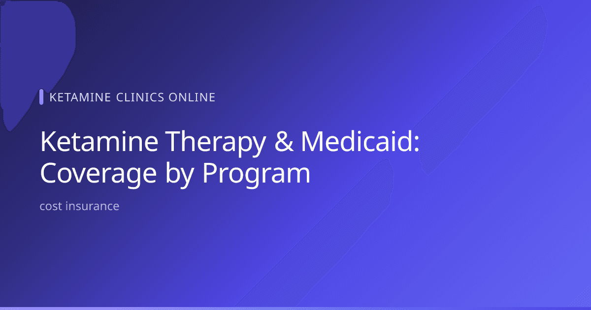 Patient reviewing Medicaid coverage paperwork for ketamine therapy with a healthcare provider